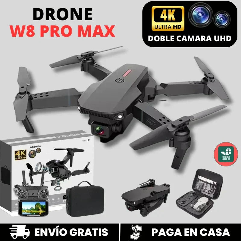 NUEVO DRONE  W8 PRO MAX 2025 CON INTELIGENCIA ARTIFICIAL + REGALO