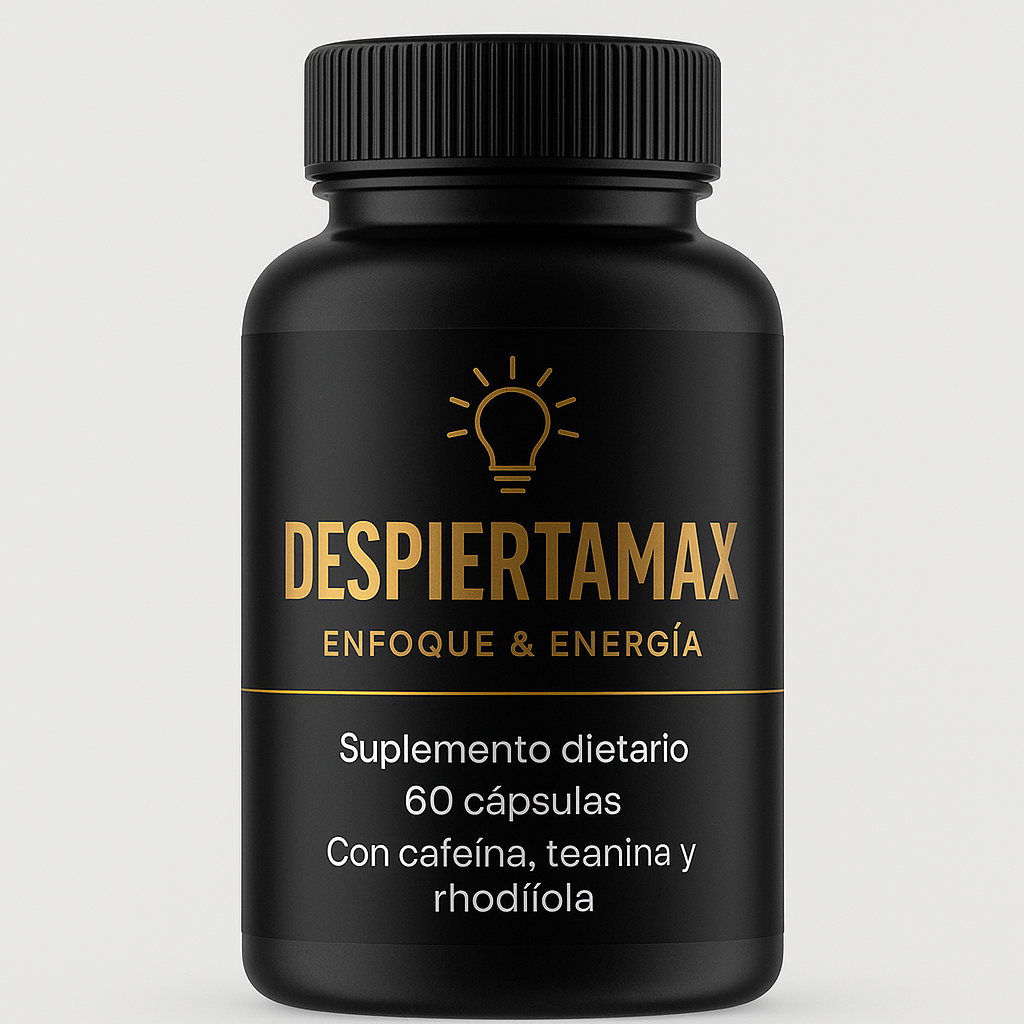 DespiertaMax – Suplemento Natural para Energía, Enfoque y Productividad Diaria (60 cápsulas)