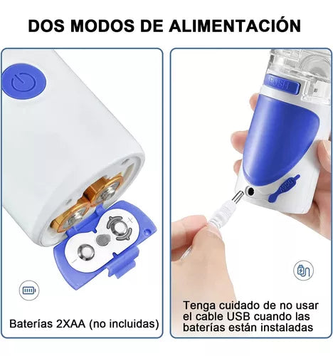🌬️ Nebulizador Portátil UltraSilent NIÑOS ADULTO MASCARA - ULTIMAS UNIDADES 🫁