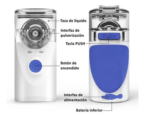 🌬️ Nebulizador Portátil UltraSilent NIÑOS ADULTO MASCARA - ULTIMAS UNIDADES 🫁
