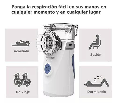 🌬️ Nebulizador Portátil UltraSilent NIÑOS ADULTO MASCARA - ULTIMAS UNIDADES 🫁
