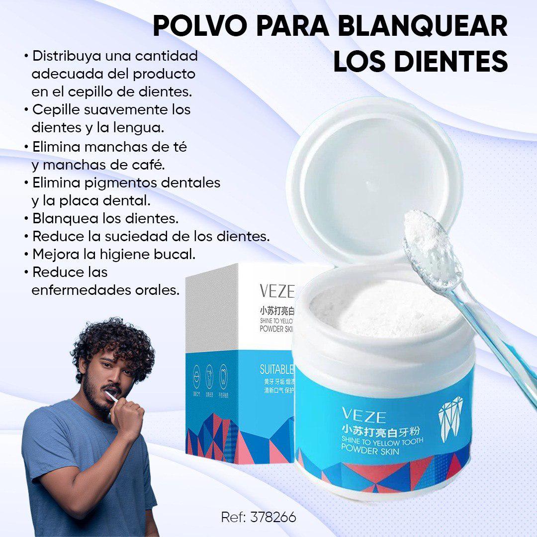 POLVO BLANQUEADOR DE DIENTES