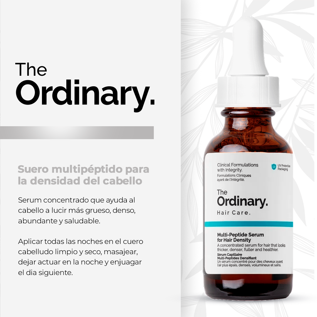 Suero Capilar Anti‑Caída The Ordinary - Multi‑Péptidos + Resultados en 15 días