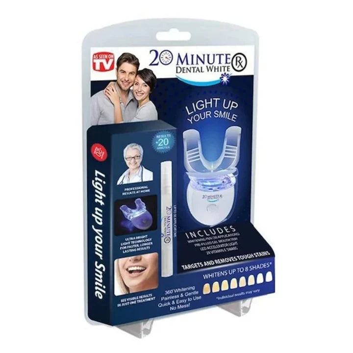 KIT BLANQUEADOR DE DIENTES 20 MIN