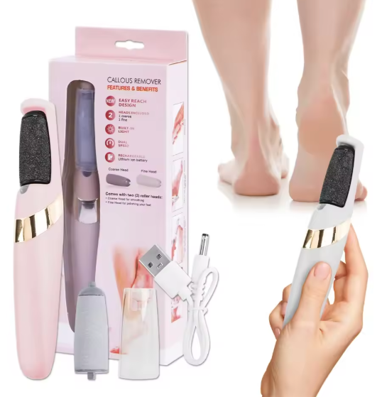 SuaviFeet – Lima Eléctrica Profesional con Tecnología que elimina callos y deja tus pies increíblemente suaves.👣✨