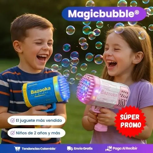 MagicBubbles® ¡La mejor máquina de burbujas para niños!