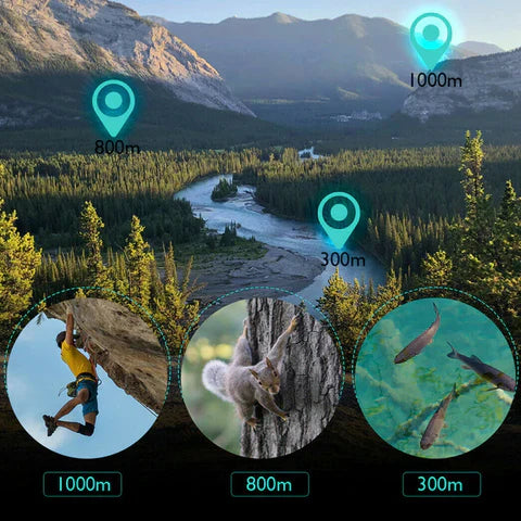 Binoculares profesionales de Visión Ncturna y Largo Alcance HD 80x80