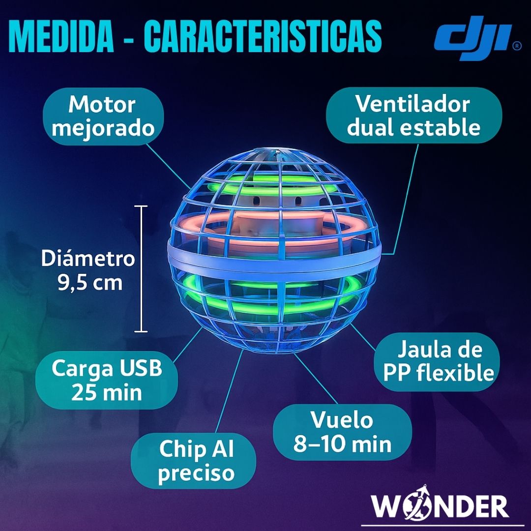 JUGUETE SPINNER BOLA VOLADORA | DJI®