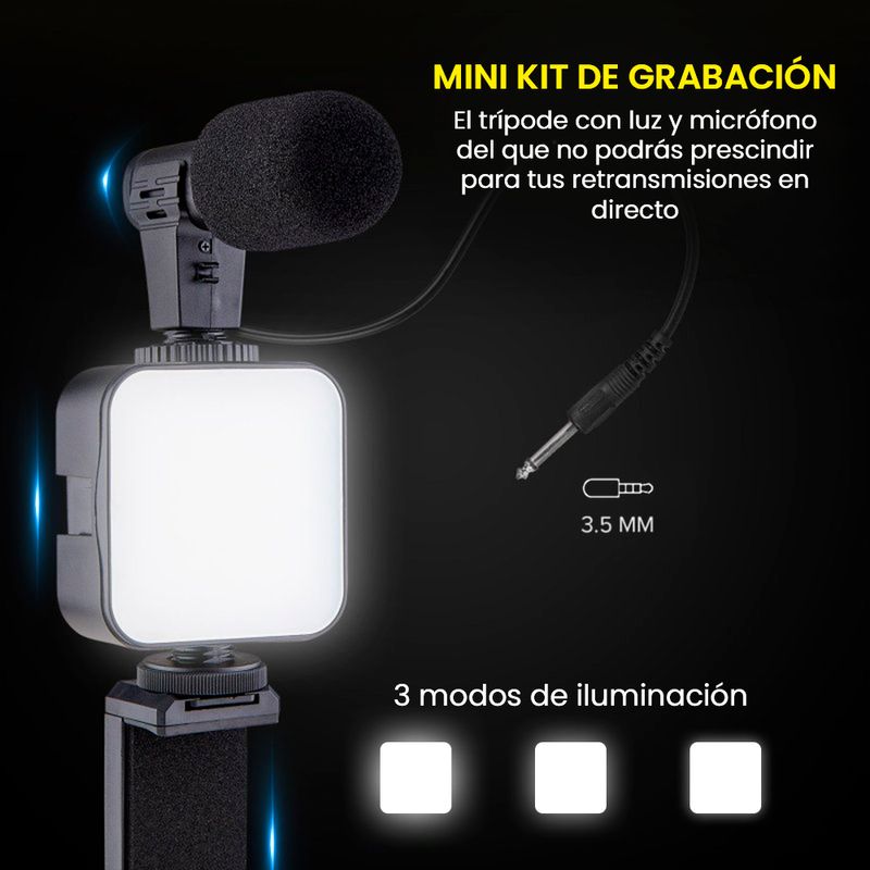 CREATOR PRO KIT 3 EN 1 – TODO LO QUE NECESITAS PARA GRABAR COMO UN PROFESIONAL