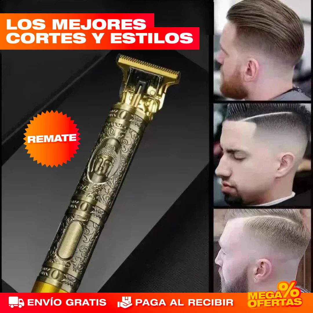 MÁQUINA BARBERA BUDA TRIMMER® PROFESIONAL RECARGABLE