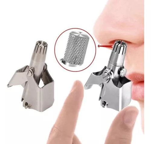 CleanNose Pro™ - Depilador Manual Nasal en Acero