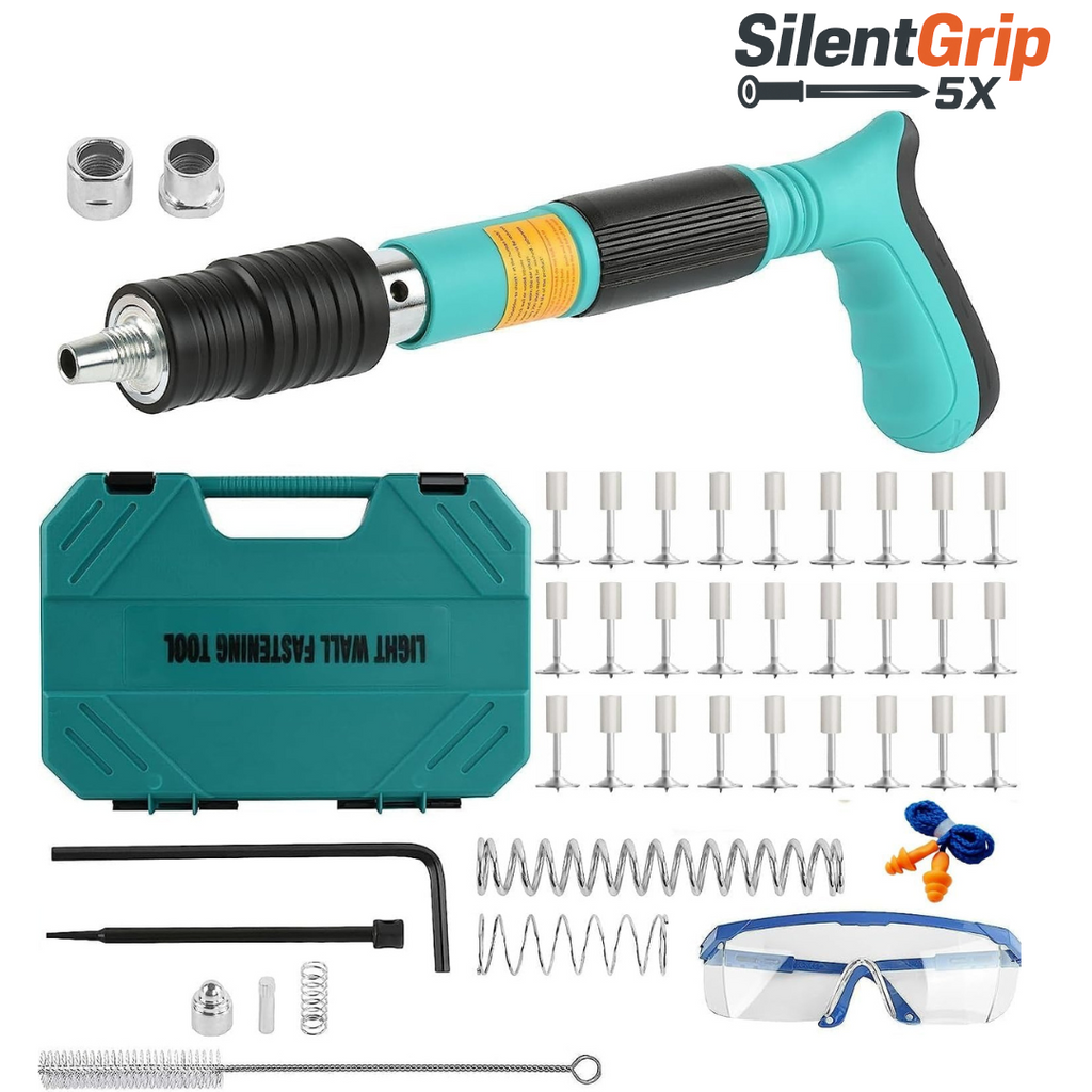 SilentGrip 5X Pistola de Remaches + 50 Remaches gratis