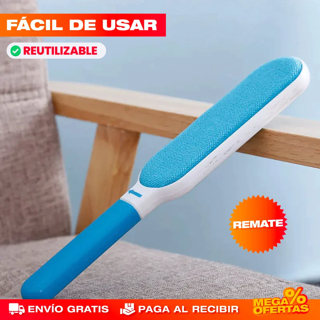 CEPILLO REMOVEDOR DE PELUSA DOBLE CARA