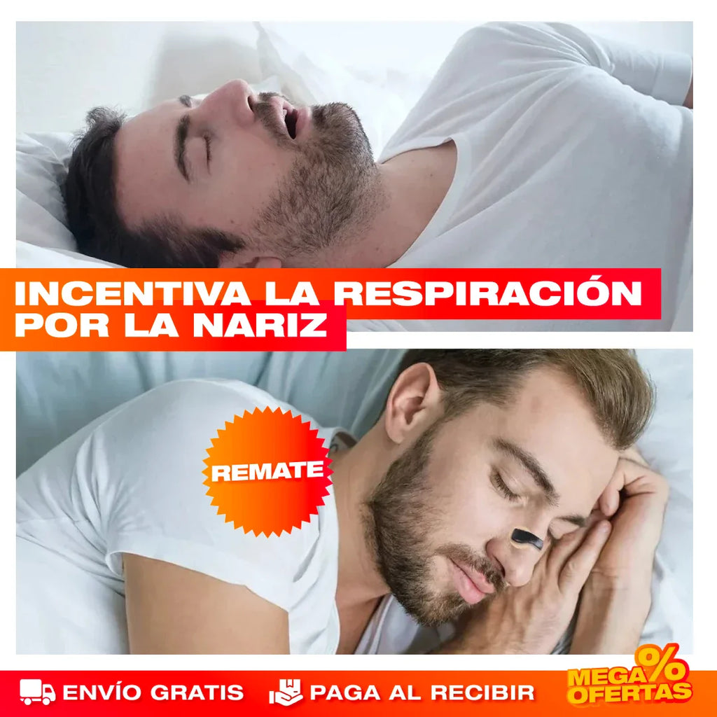 SET DE TIRAS NASALES MAGNÉTICAS ANTIRRONQUIDOS Y DEPORTIVAS