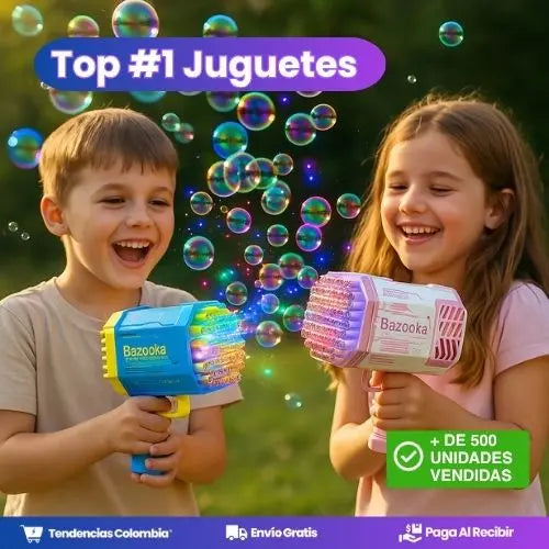 MagicBubbles® ¡La mejor máquina de burbujas para niños!