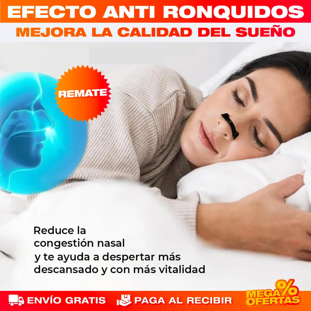 SET DE TIRAS NASALES MAGNÉTICAS ANTIRRONQUIDOS Y DEPORTIVAS