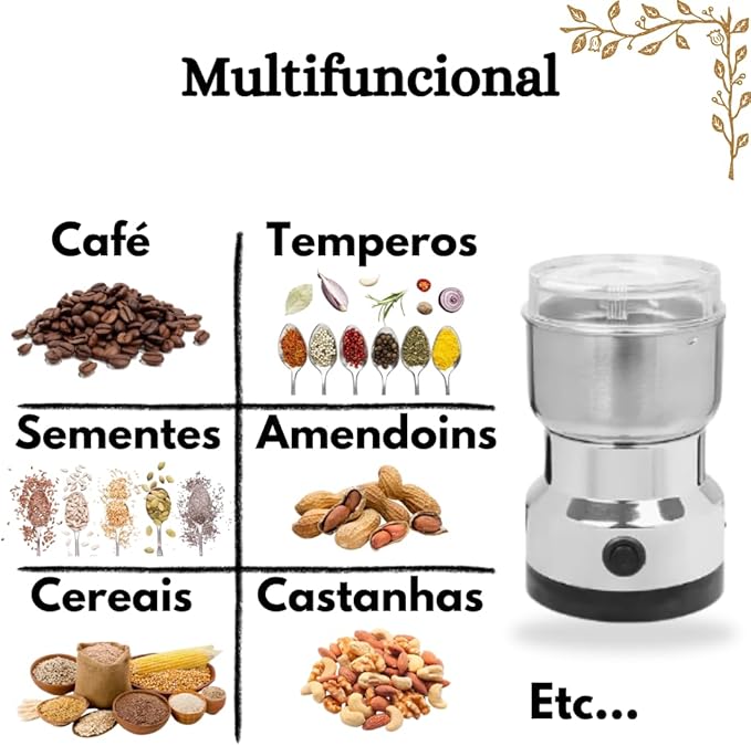 Molino Triturador Café y especias