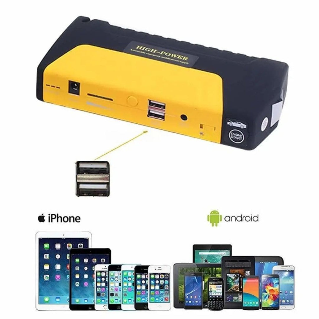 ARRANCADOR DE BATERIA PORTATIL 4 em 1