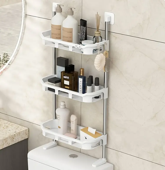 Toilet®️ - Organizador de baño multifuncional 3 niveles