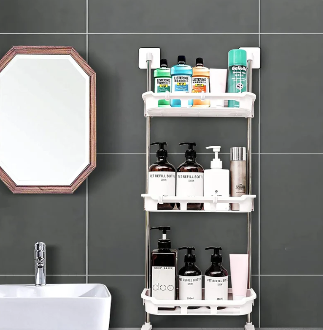 Toilet®️ - Organizador de baño multifuncional 3 niveles