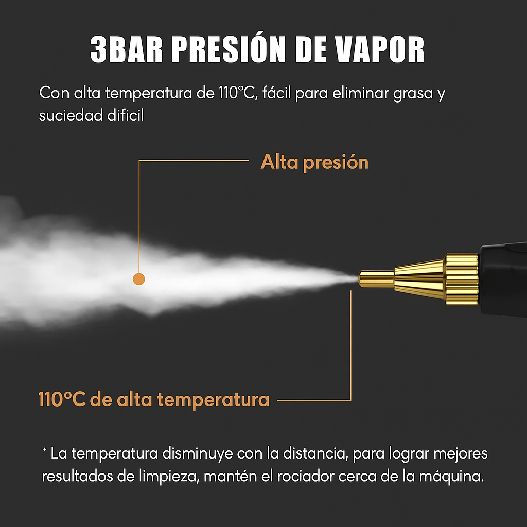 VaProx® Limpieza profunda a vapor sin esfuerzo