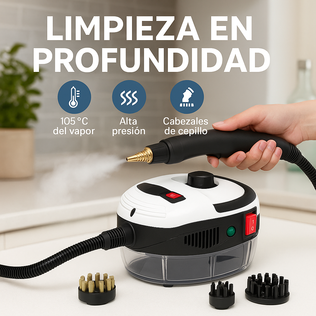 VaProx® Limpieza profunda a vapor sin esfuerzo