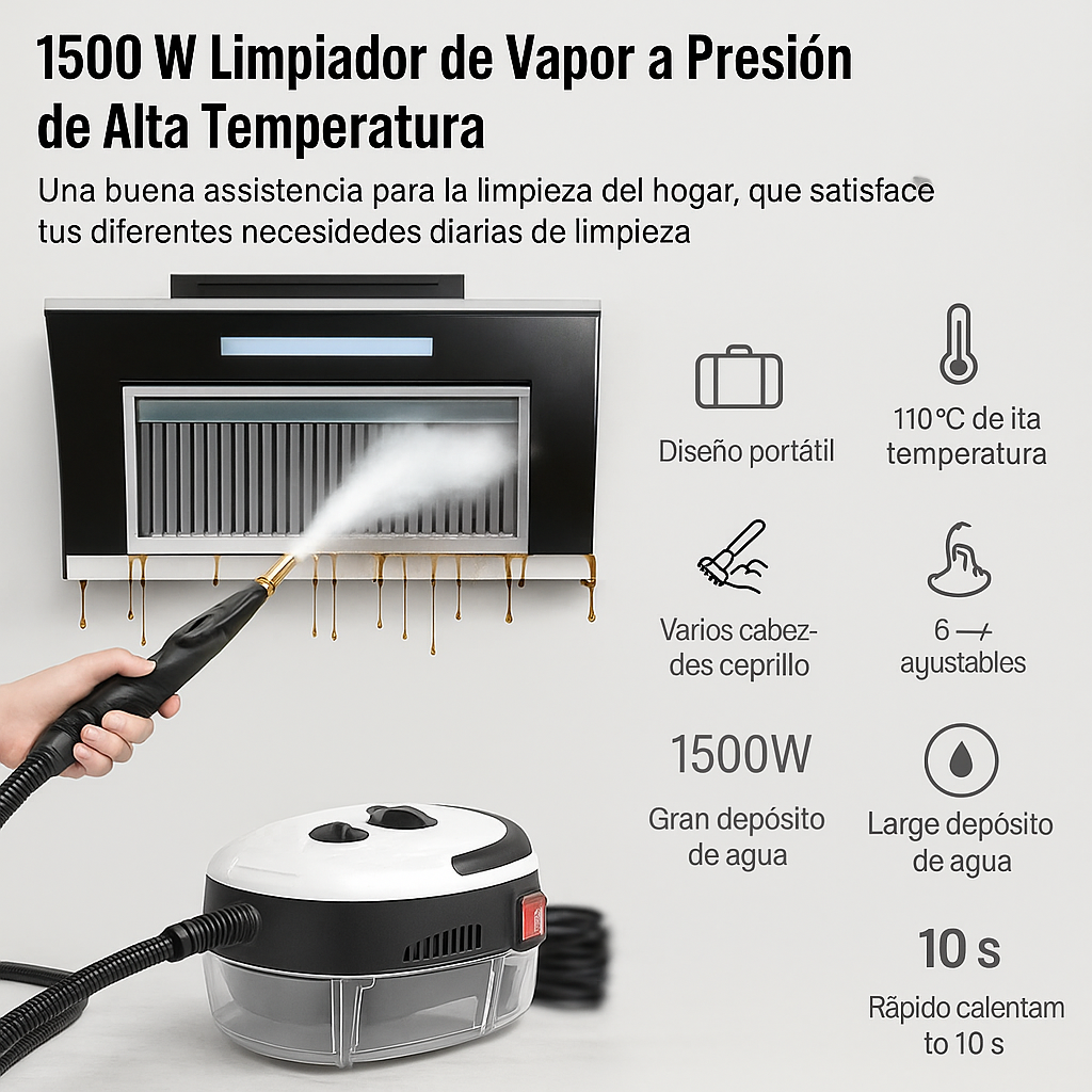 VaProx® Limpieza profunda a vapor sin esfuerzo