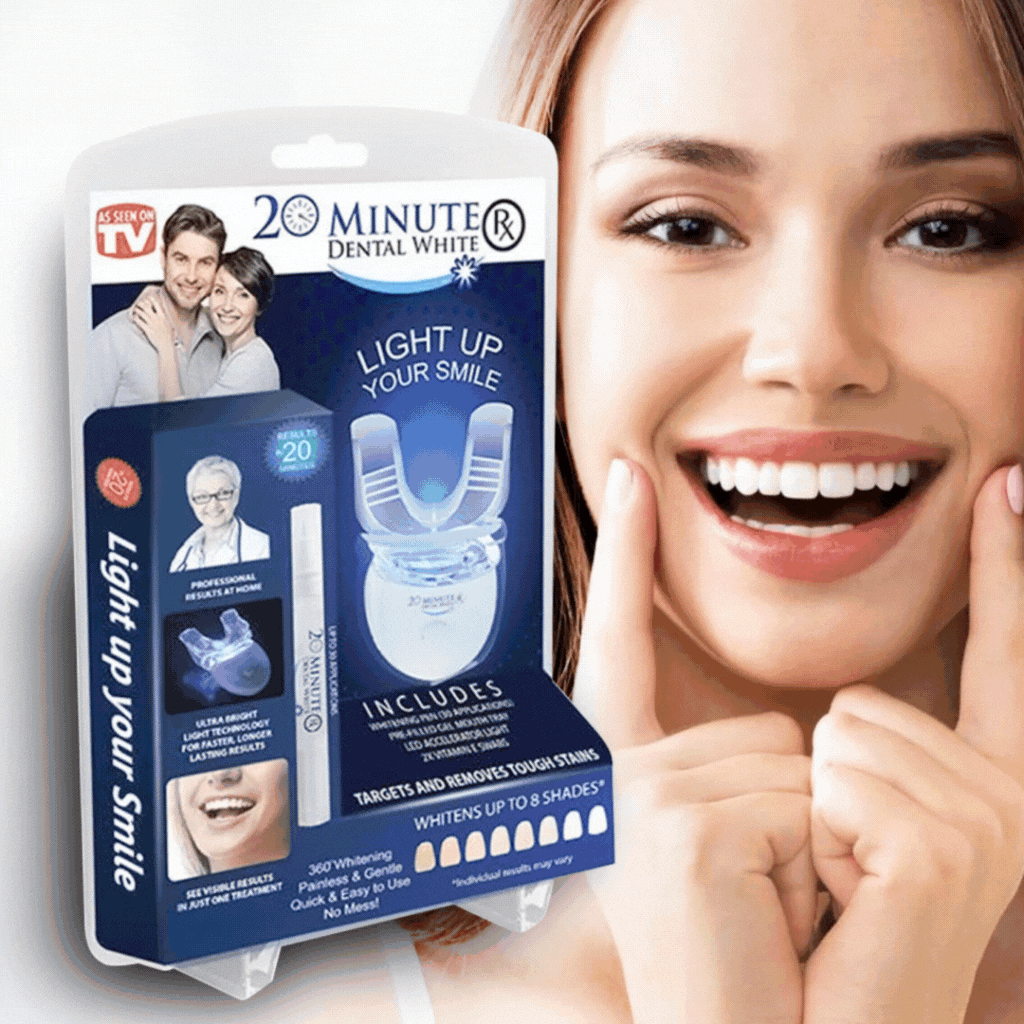 KIT BLANQUEADOR DE DIENTES 20 MIN