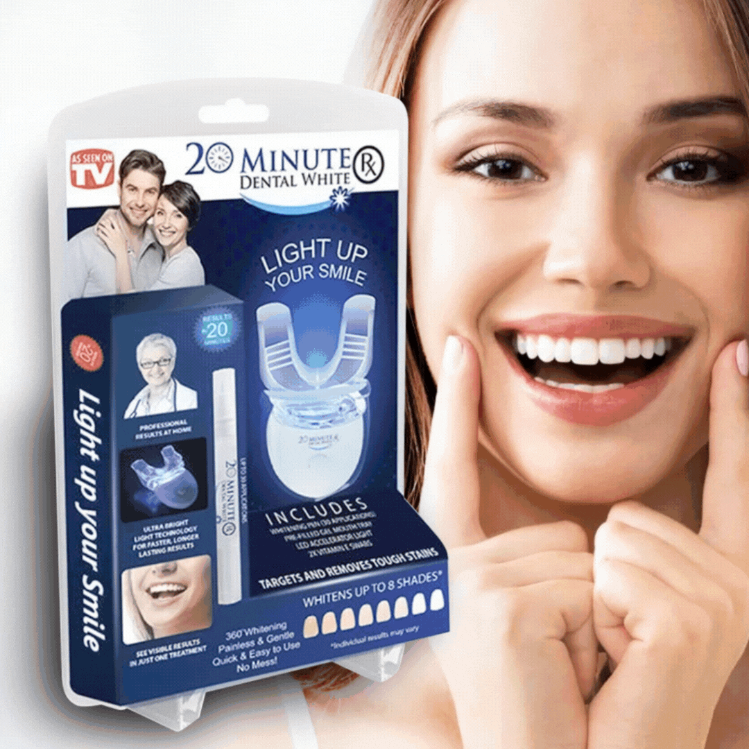 KIT BLANQUEADOR DE DIENTES 20 MIN