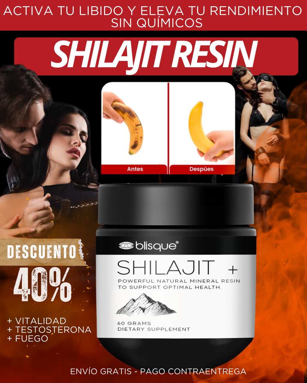 SHILAJIT - Brebajet del Himalaya  - A fuerza de la naturaleza que te ayuda en rendimiento