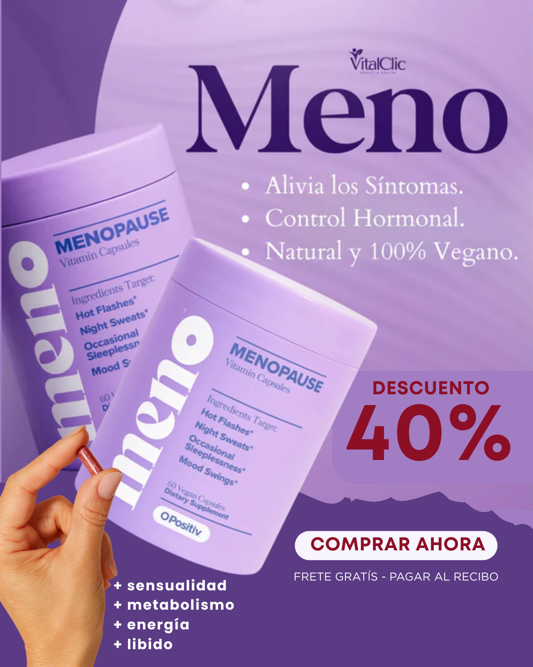 MENO - MENOPAUSE -  ¿DESCUBRE POR QUÉ ENGORDASTE 15 KILOS 'DE LA NADA' DESPUÉS DE LOS 45.... Y POR QUÉ NINGUNA DIETA TE FUNCIONA AHORA?
