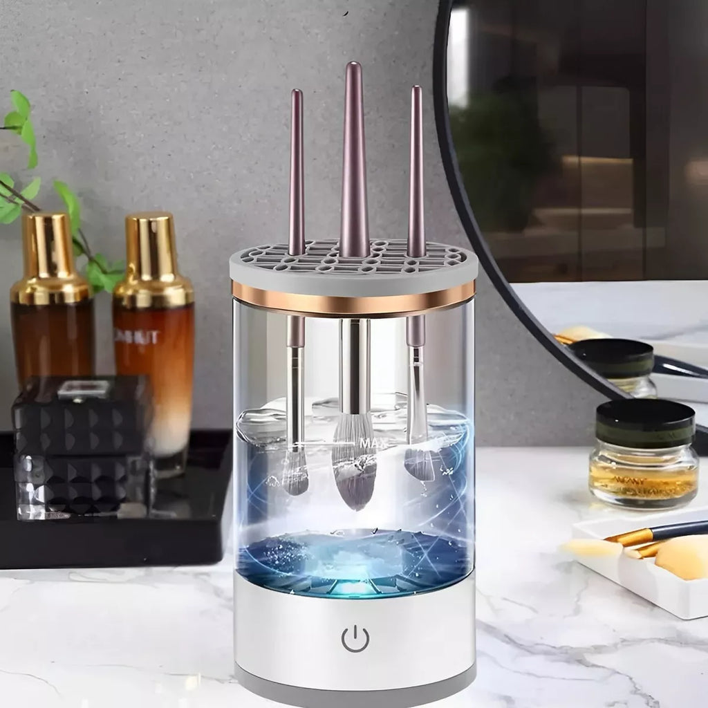 LIMPIADOR AUTOMÁTICO DE BROCHAS DE MAQUILLAJE