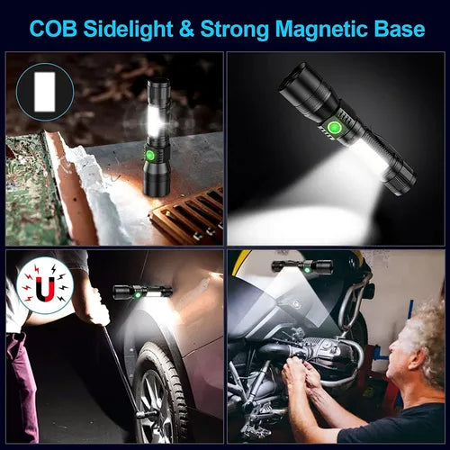 Linterna  Táctica LED multifuncional Indestructible