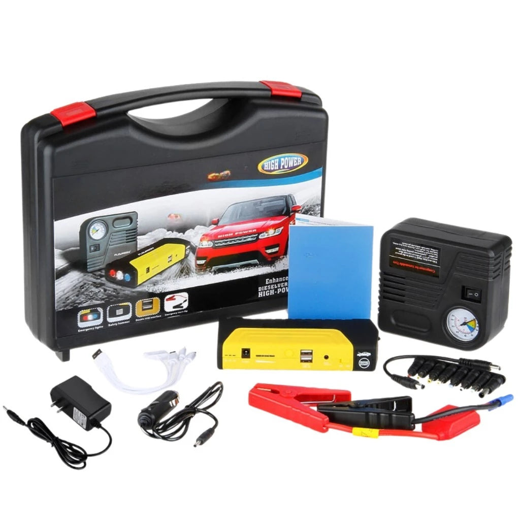 ARRANCADOR DE BATERIA PORTATIL 4 em 1