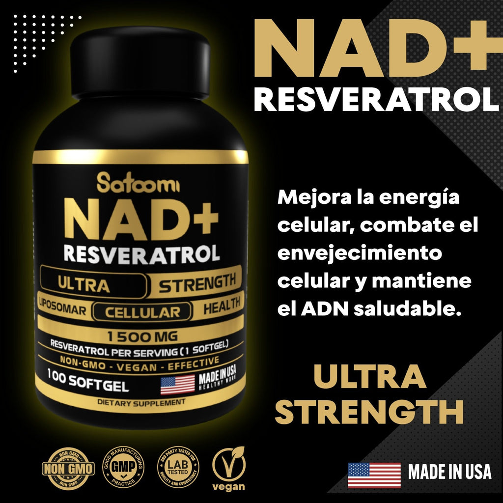 NAD + Resveratrol 01 unidade