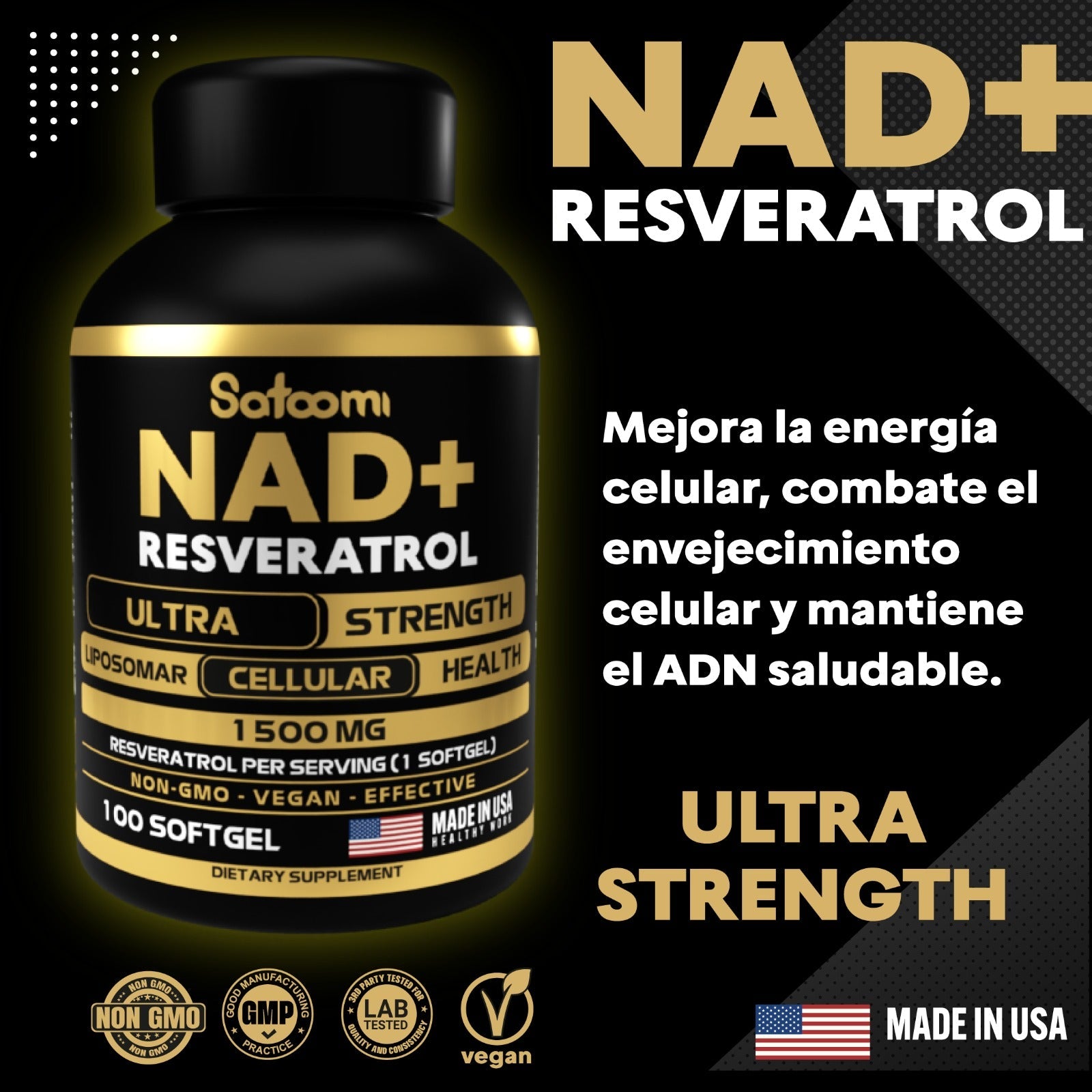 NAD + Resveratrol 01 unidade