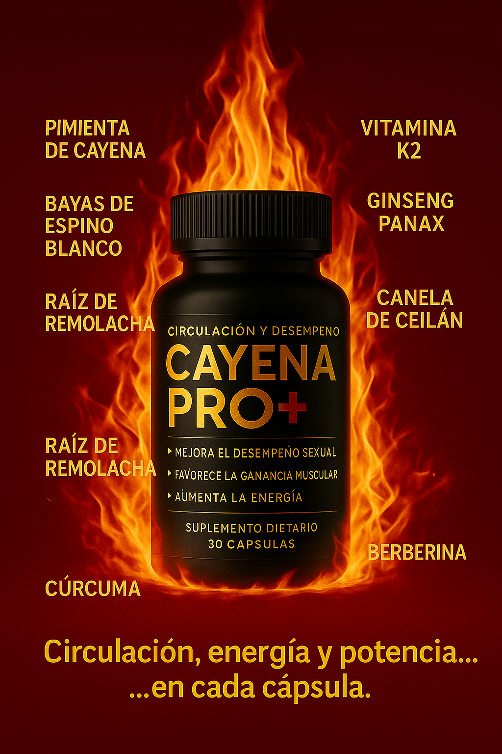 CAYENA PRO+ (💥 Más energía, más deseo, más vida en SOLO 7 días)