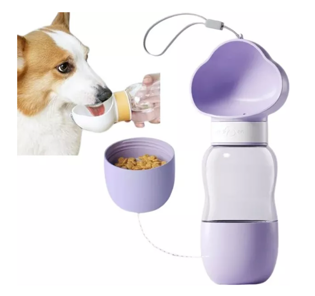 Botella Bebedero De Agua Para Mascotas - Dispensador Comida