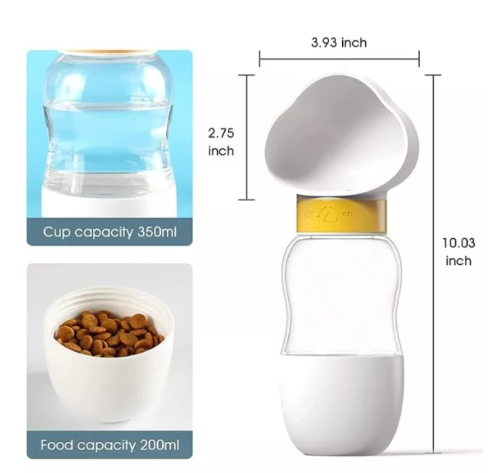 Botella Bebedero De Agua Para Mascotas - Dispensador Comida