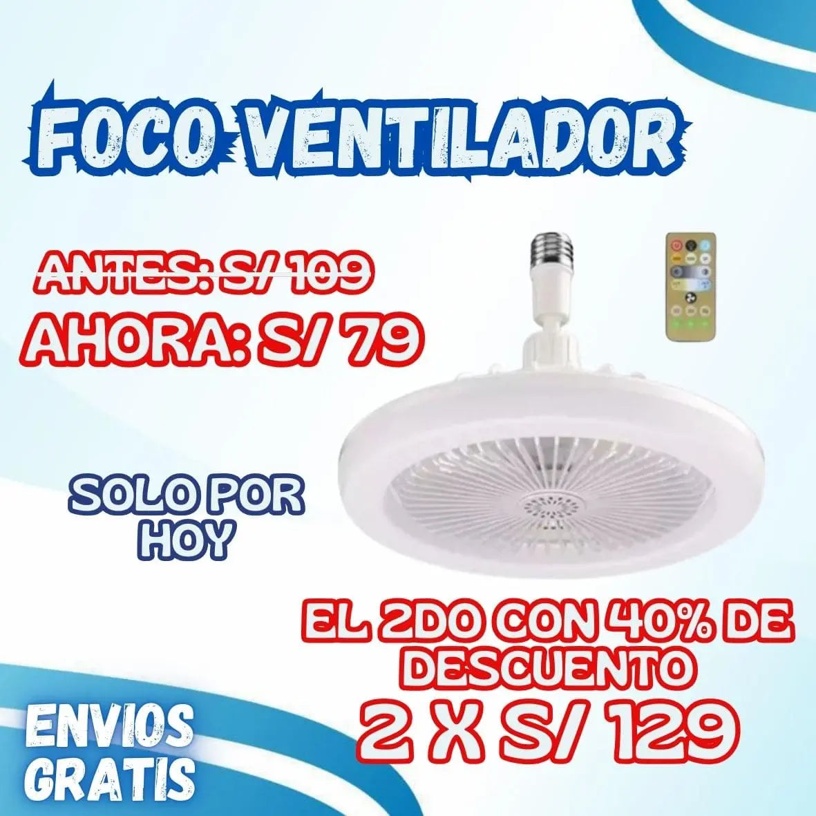 Foco Ventilador 50 watts