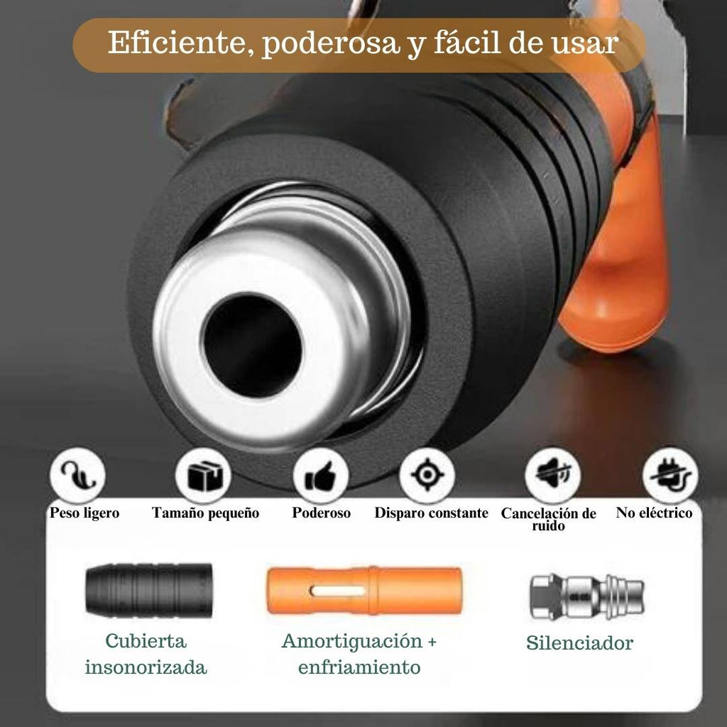 SilentGrip 5X Pistola de Remaches + 50 Remaches gratis