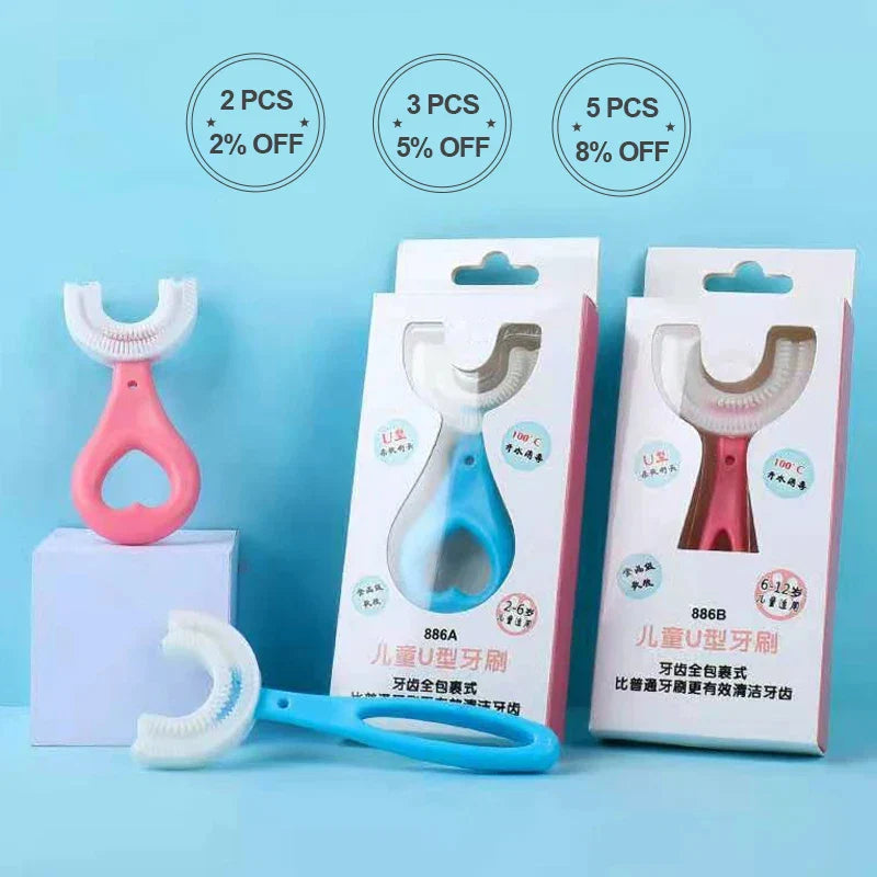 Cepillo Entrenador U-Shape para Niños