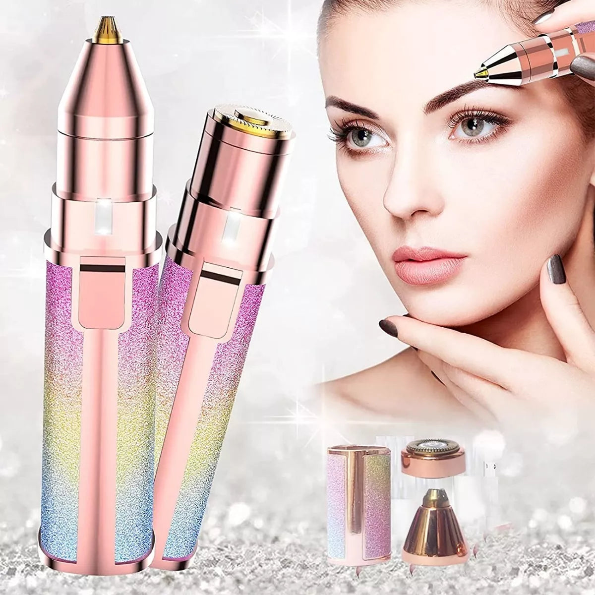 Depilador Facial 2 en 1 – Piel Suave y Perfecta en Minutos, Sin Dolor.