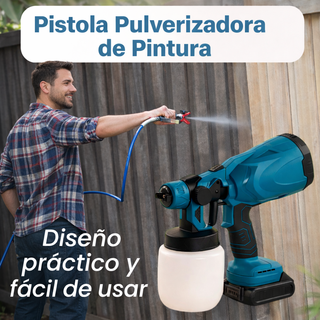 Pistola Pulverizadora de Alta Precisión