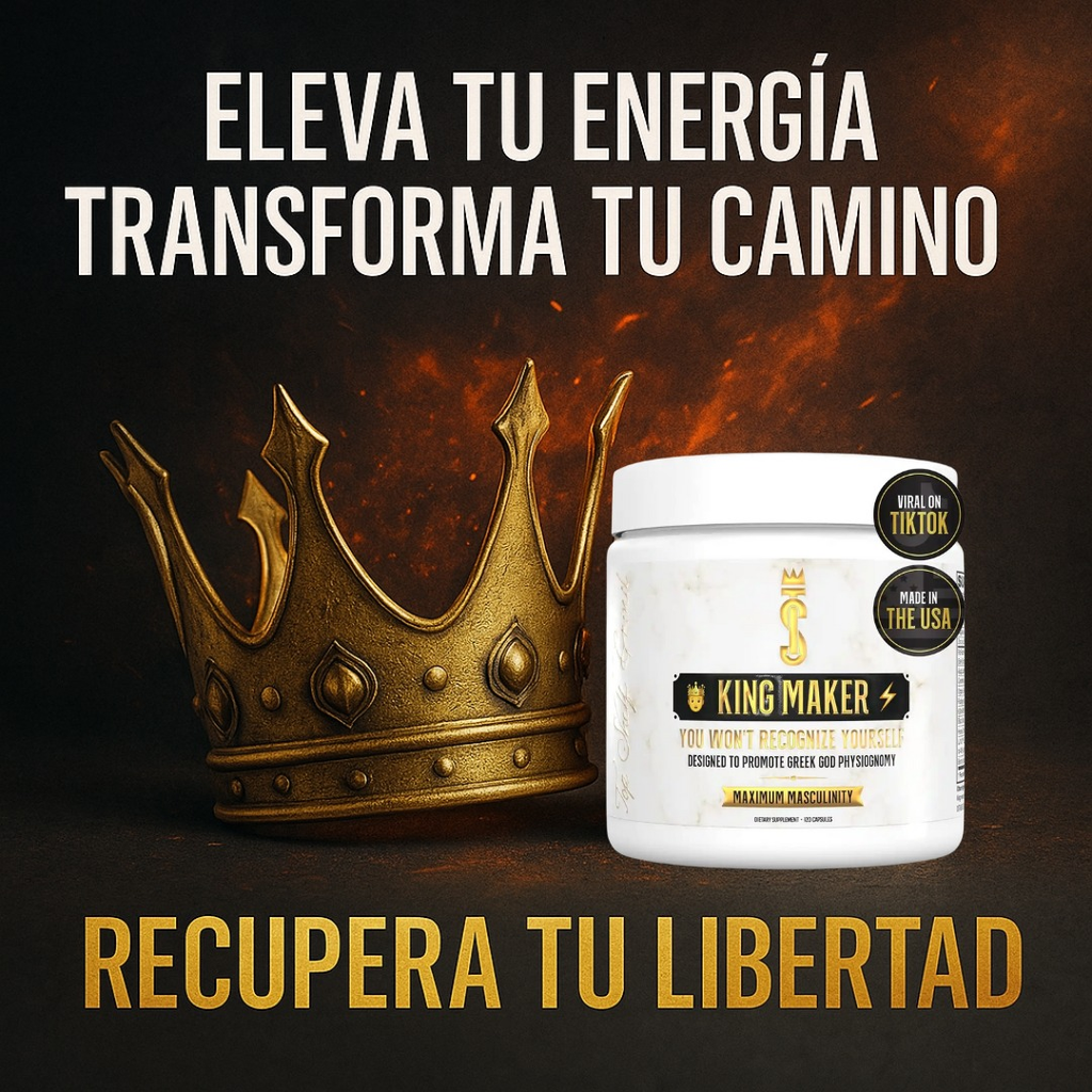 KING MAKER™ - Despierta tu virilidad, tu energía y tu confianza - POTENCIADOR DE TESTOSTERONA