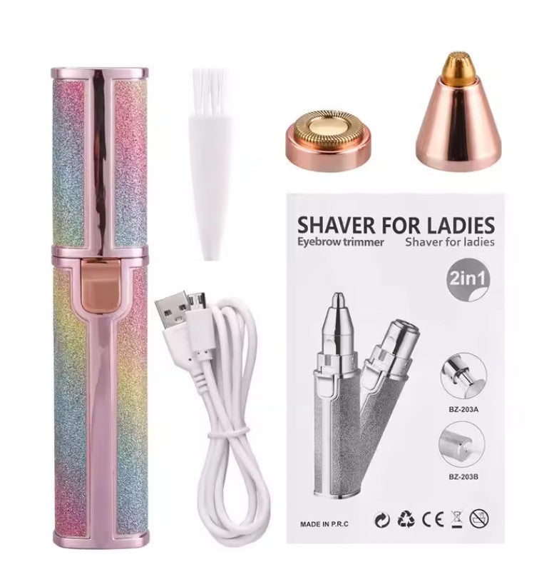 Depilador Facial 2 en 1 – Piel Suave y Perfecta en Minutos, Sin Dolor.