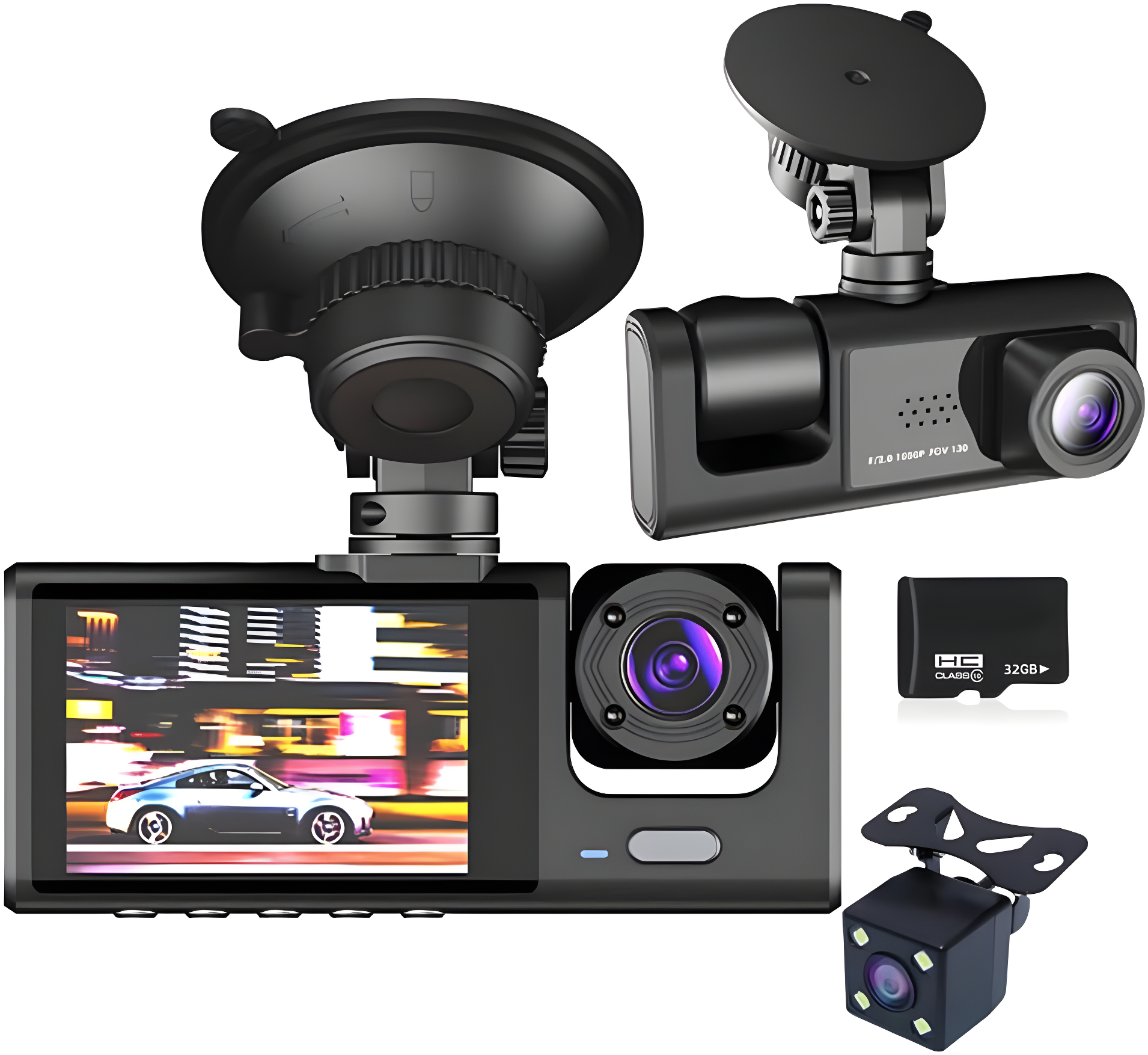 GripMaster - Camara Doble Para Auto