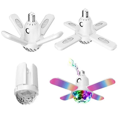 BOMBILLA LED COLORIDA Y PARLANTE BLUETOOTH